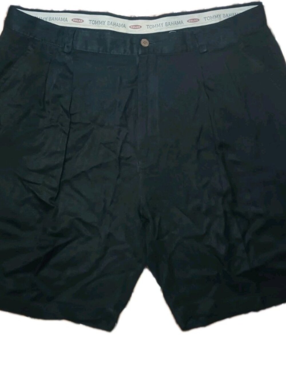 Tommy Bahama Shorts Mens Size 38 Black Chino Performance Casual Wear